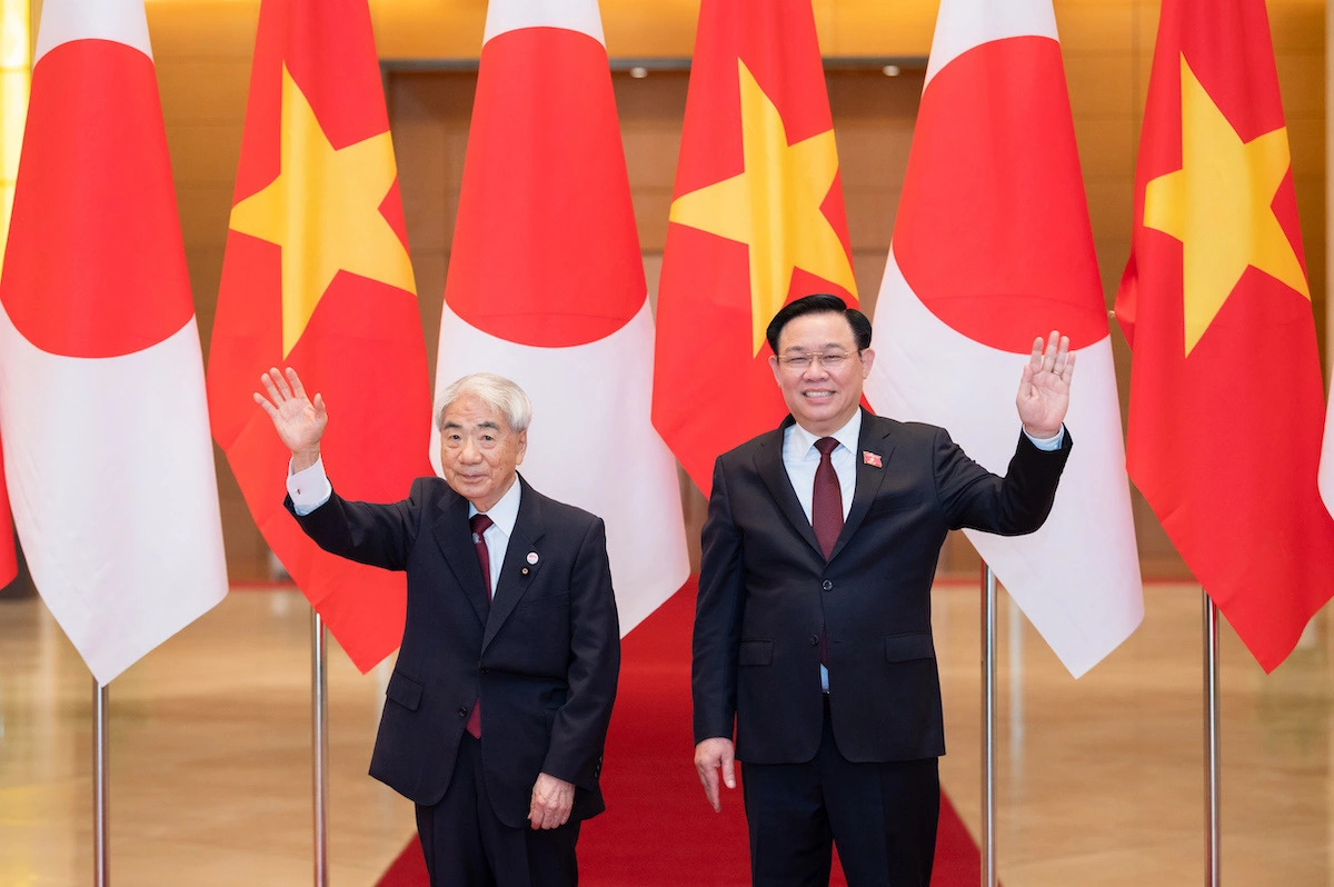 Top Vietnamese legislator holds talks with Japan’s upper house chief