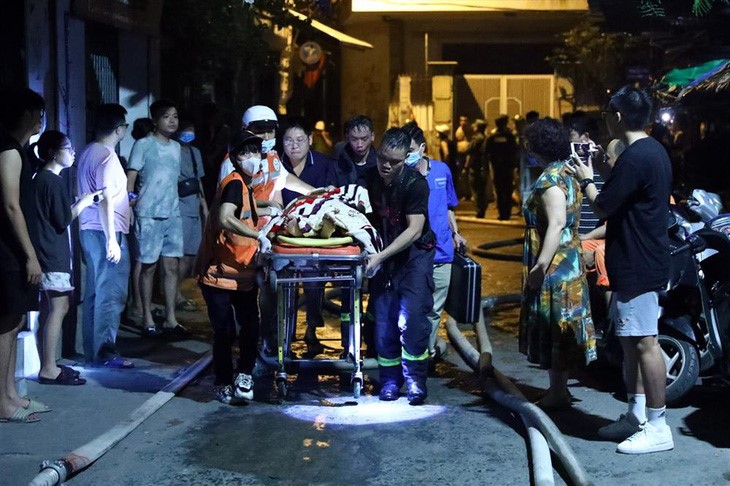 Hanoi police report 56 deaths in apartment block inferno