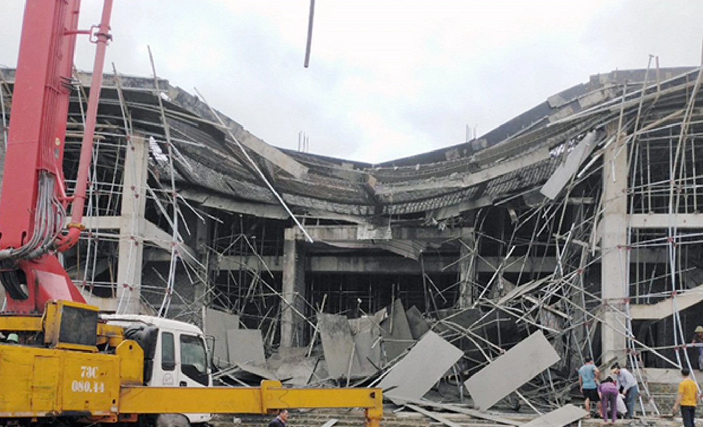 2 injured after scaffolding collapses in north-central Vietnam