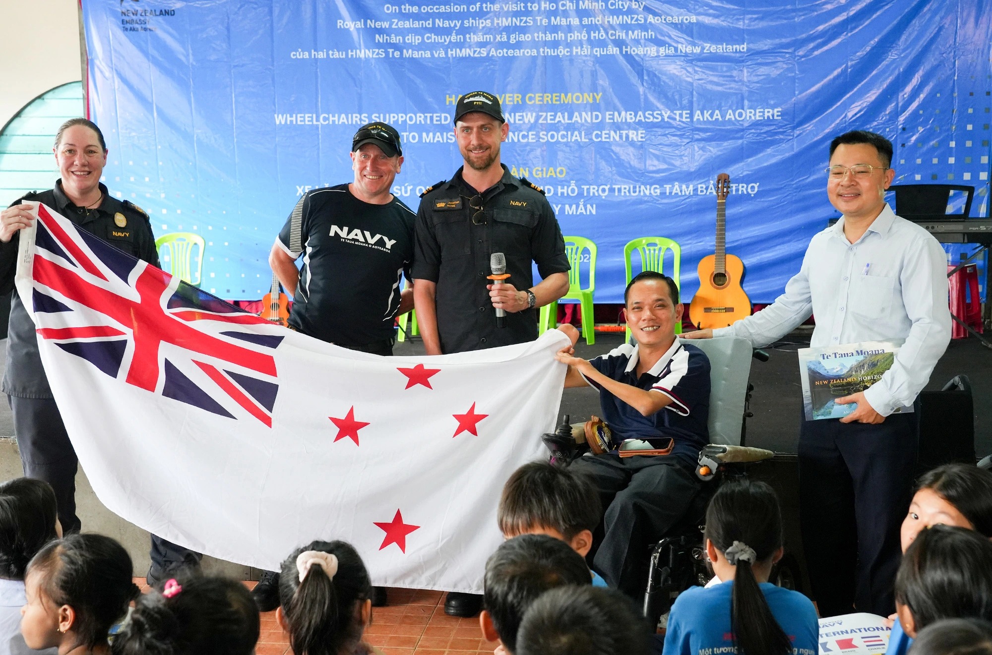 New Zealand sailors visit Maison Chance in Ho Chi Minh City