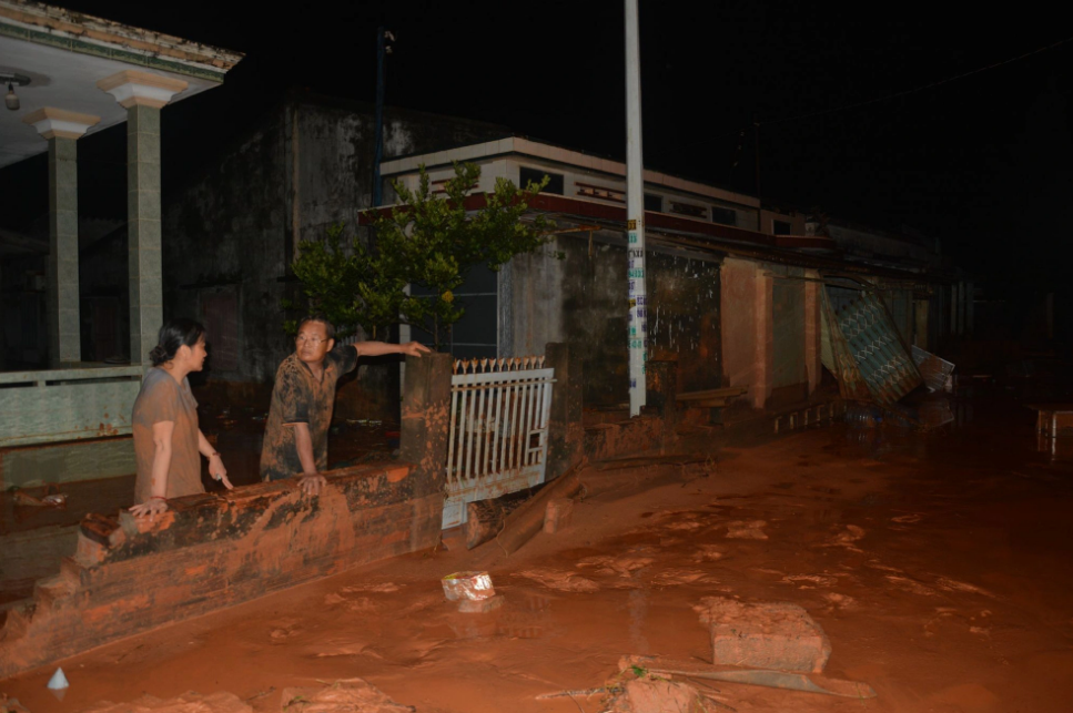 Residents in south-central Vietnam cast down by sand, mud slides