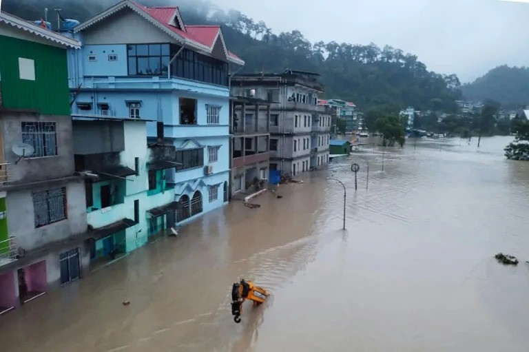 Fourteen dead, 102 missing after Indian glacial lake bursts bank in heavy rain