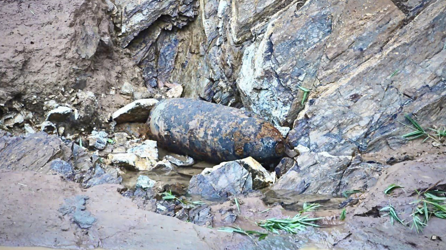 340kg wartime bomb found in northern Vietnam after heavy rain