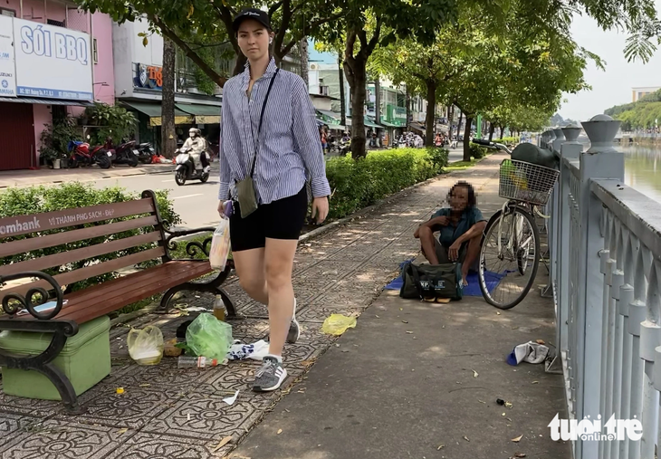 Garbage piles up along Ho Chi Minh City Canal