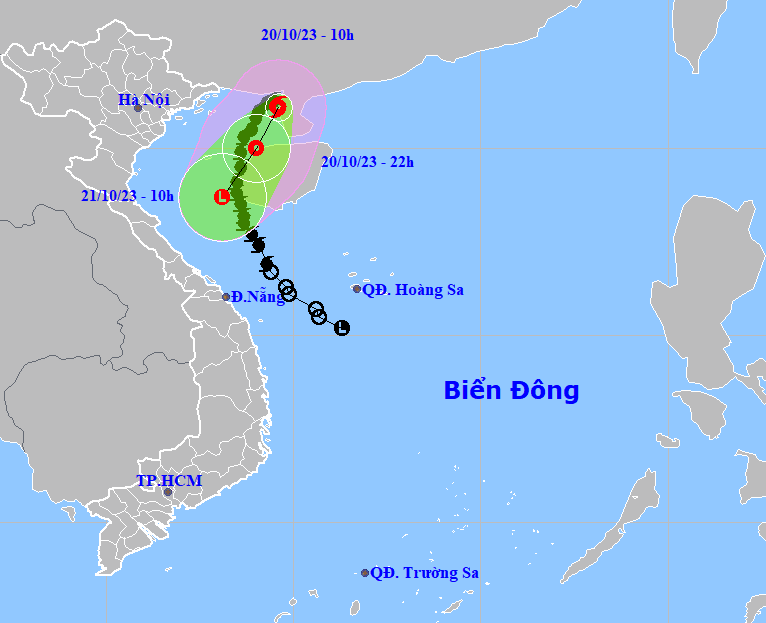 Storm No. 5 gains strength as it heads toward Vietnam