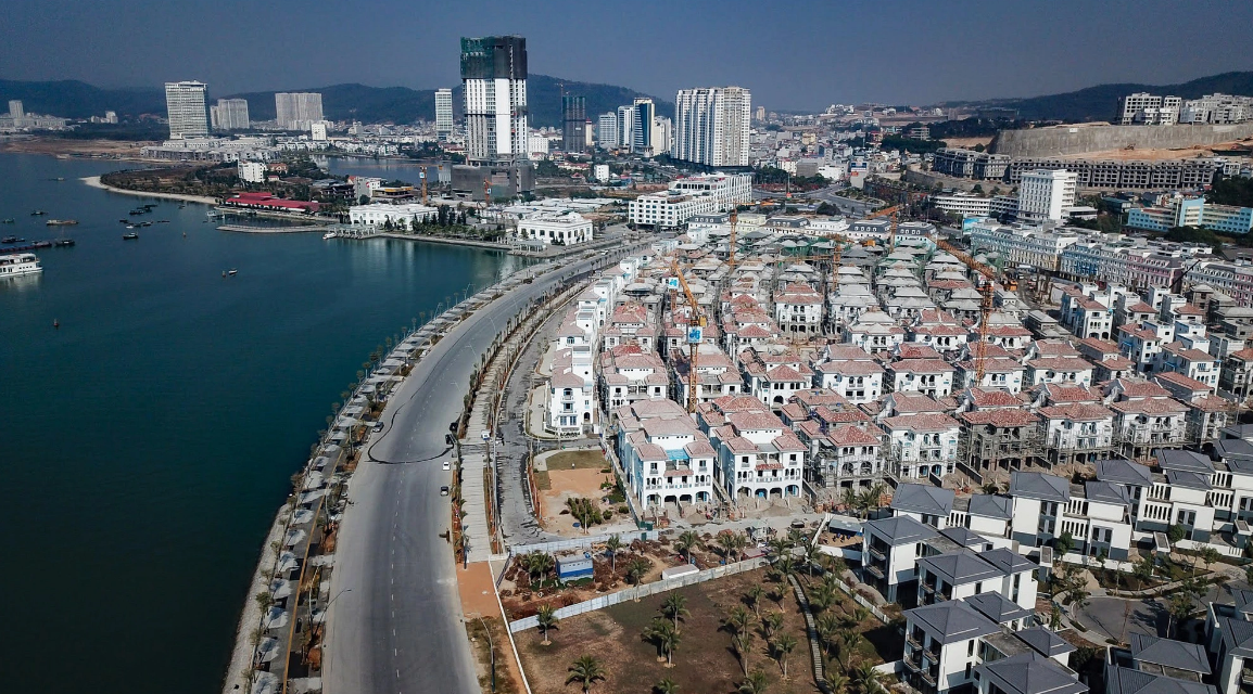Rapid urbanization increases pressure on the UNESCO-listed Ha Long Bay. Photo: Nam Tran / Tuoi Tre