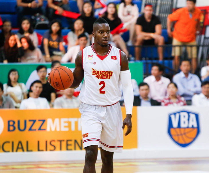 Lenny Daniel plays for the Saigon Heat in the 2015-16 ASEAN Basketball League (ABL). Photo: VBA