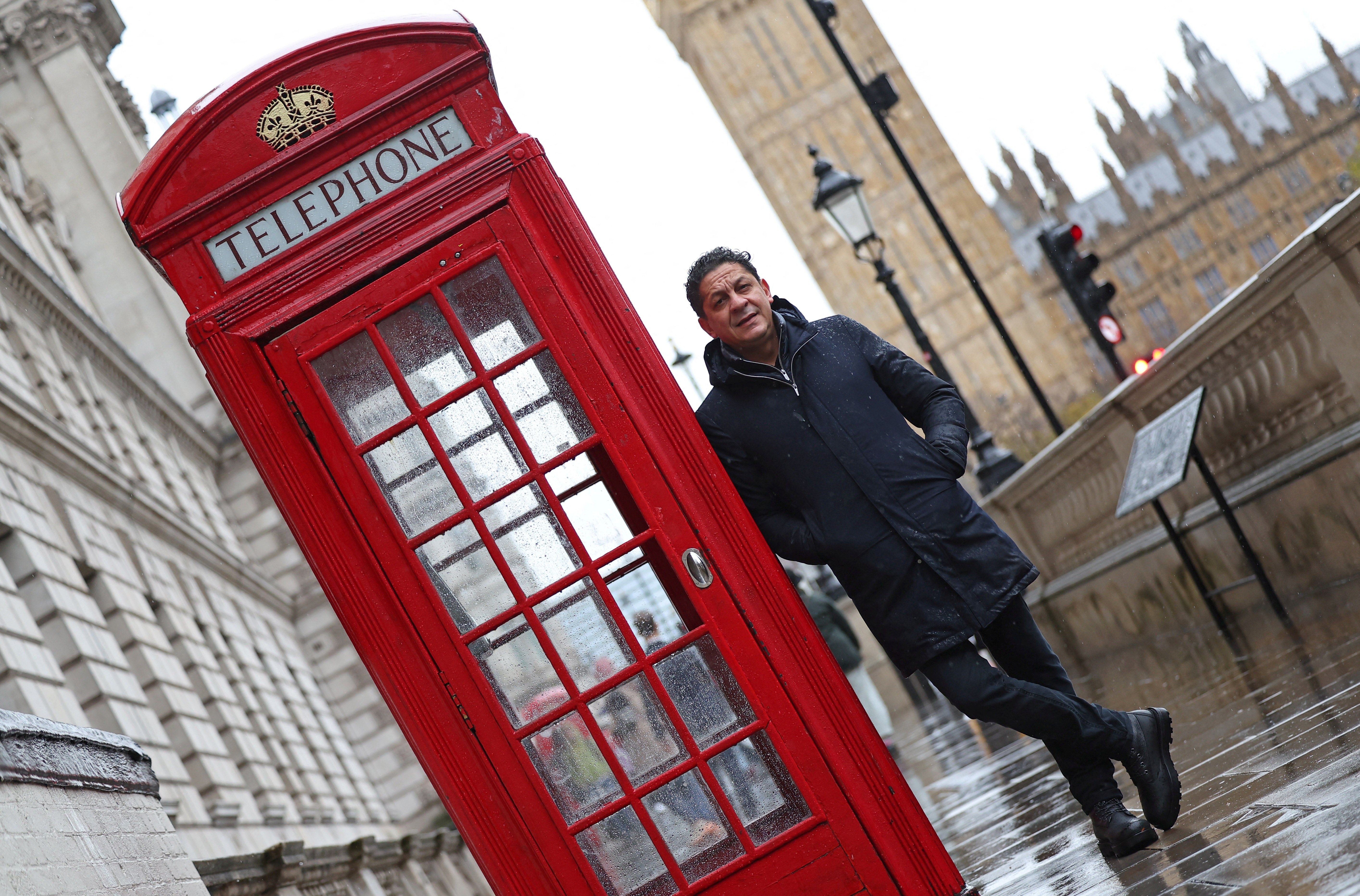 Italian chef-turned restaurant owner Francesco Mazzei poses for a portrait near the Houses of Parliament in London, Britain, November 14, 2023. Photo: Reuters