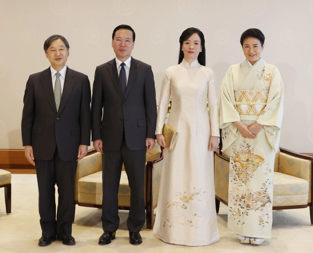 Vietnamese state president meets with Japanese emperor