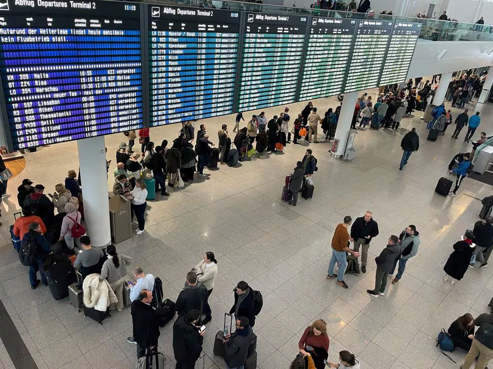 Munich flights, trains cancelled as heavy snow blankets Bavaria