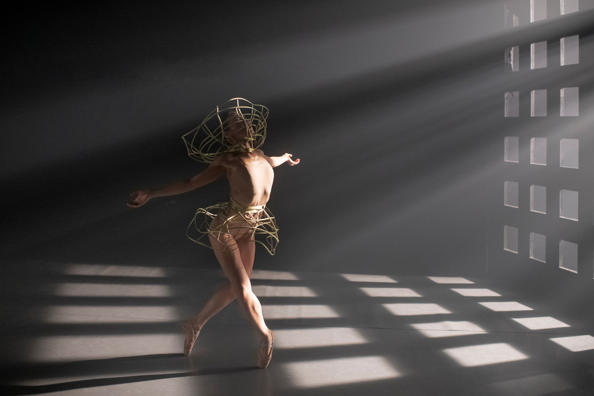 Dancer Vu Minh Thu performs the contemporary ballet ‘Senzen.’ Photo: DaiNgoStudio