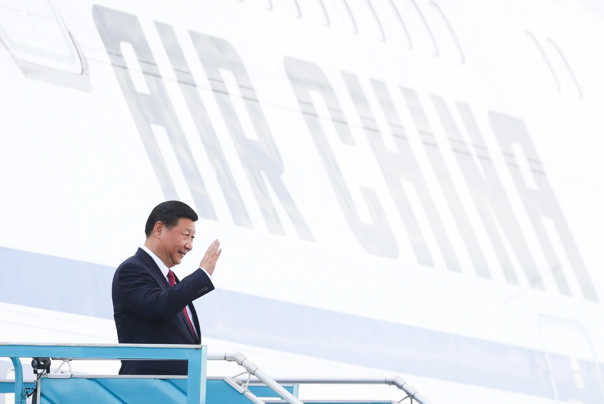 Chinese Party General Secretary and President Xi Jinping returns to Vietnam for his state visit and attendance at the APEC summit in Da Nang City in November 2017. Photo: Nguyen Khanh / Tuoi Tre