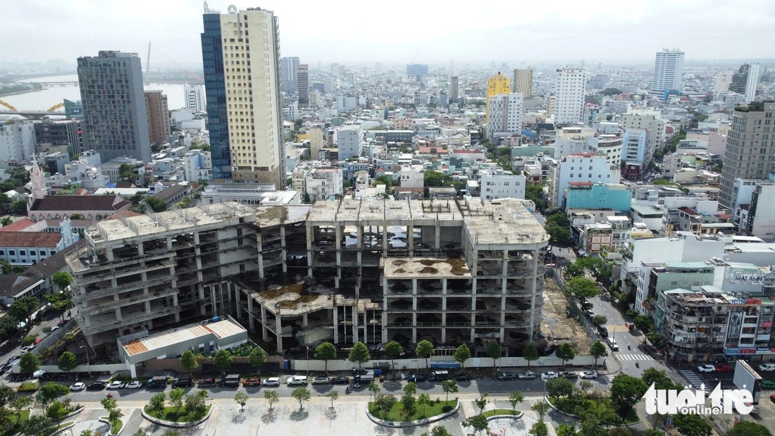 The Golden Square project is surrounded by four streets and located in the center of Da Nang City. Photo: Doan Cuong / Tuoi Tre