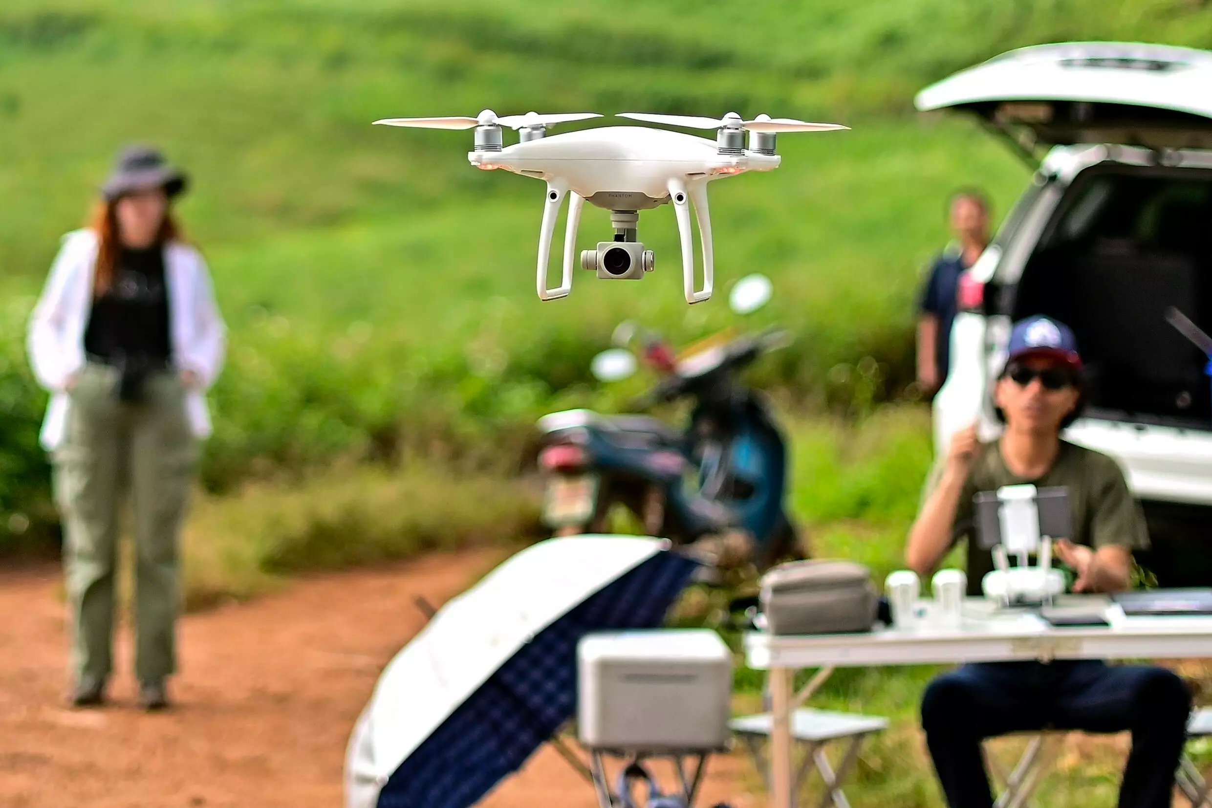 Drones offer a way to avoid labour-intensive ground surveys. Photo: AFP