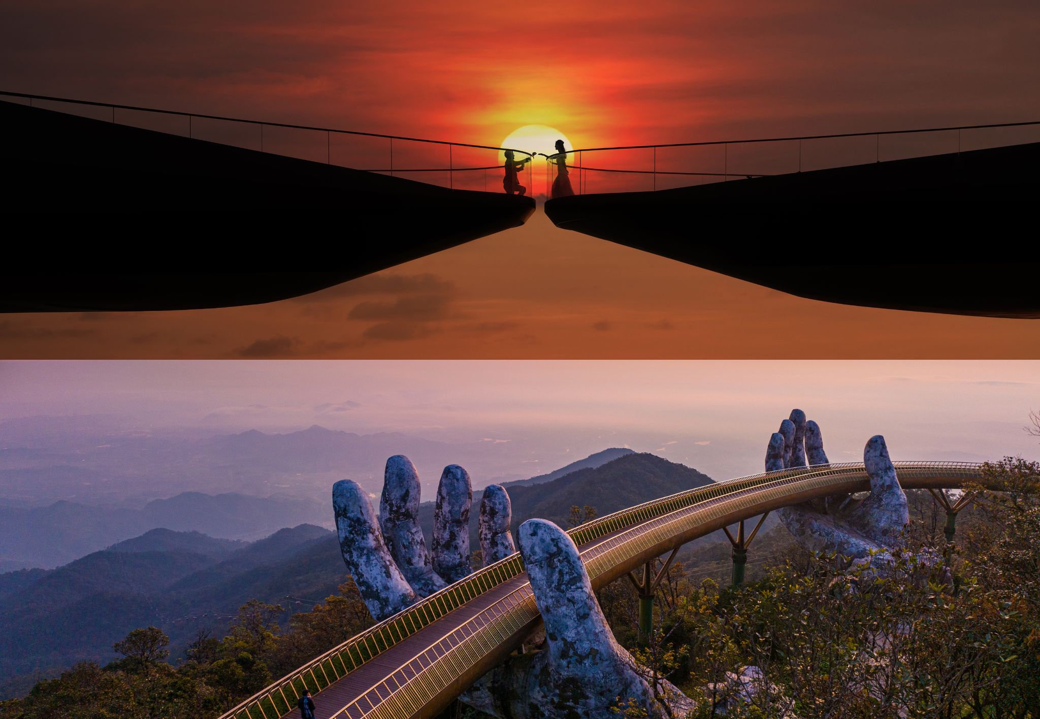 Following the success of the Golden Bridge in Sun World Ba Na Hills, Da Nang, Phu Quoc's Kiss Bridge promises to become a new enduring symbol of tourism in Vietnam.
