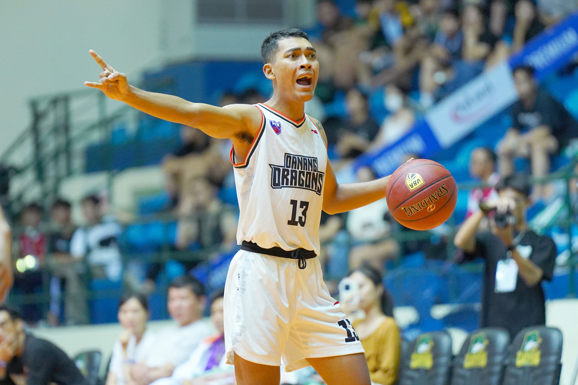 Nguyen Anh Kiet plays a pivotal role for the Danang Dragons in VBA 2023. Photo: VBA