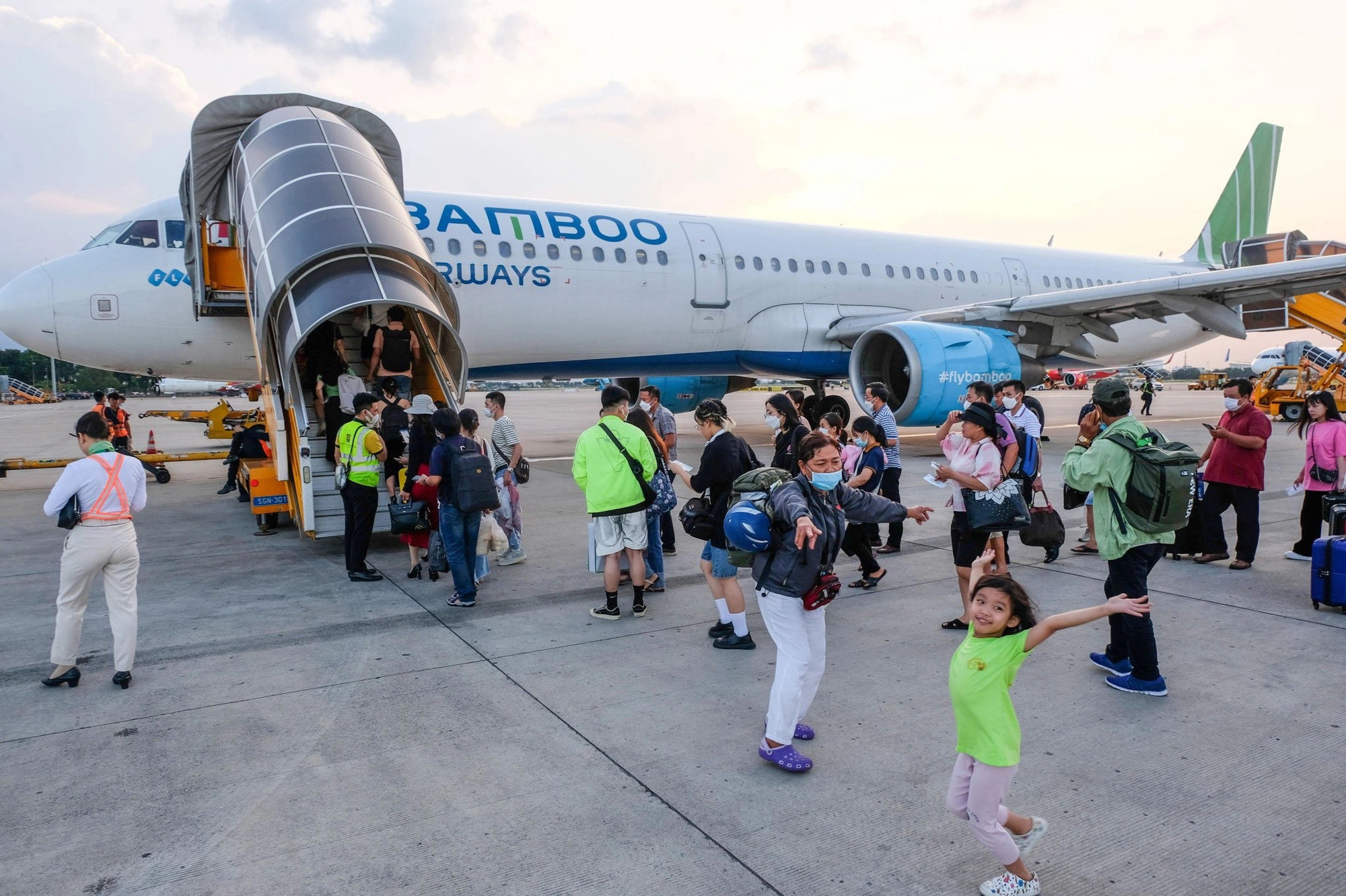Pacific Airlines, a member company under Vietnam Airlines Group, would be the next one to offer the ground services to Bamboo Airways flights. Photo: Quang Dinh / Tuoi Tre