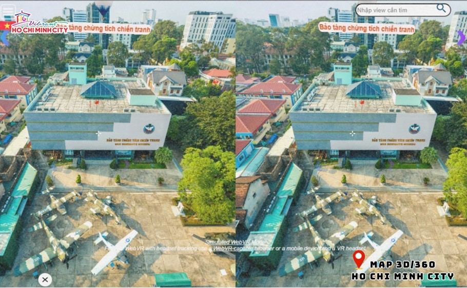 Map 3D/360: A useful tool to help tourists learn about Ho Chi Minh City