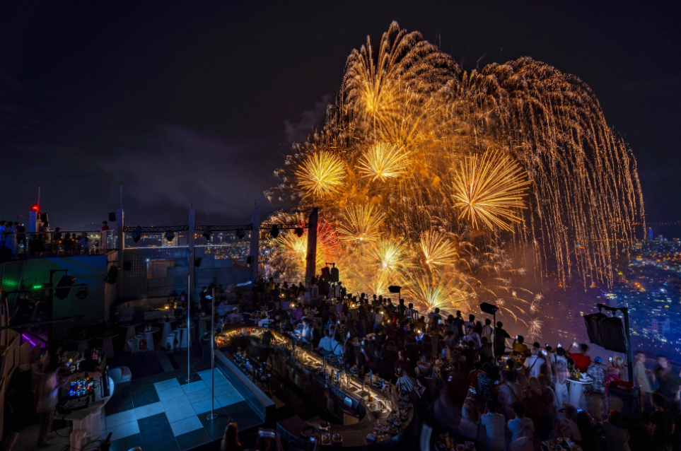 A pyrotechnic show at the 2023 Da Nang International Fireworks Festival in the namesake city. Photo: Supplied