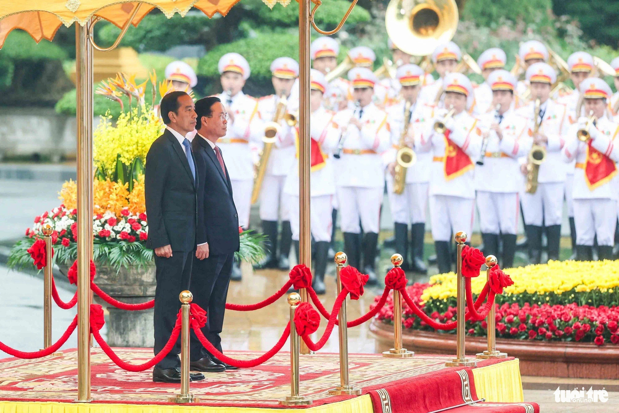 This is the second state visit to Vietnam by Indonesian President Joko Widodo since taking office in 2014. Photo: Nguyen Khanh / Tuoi Tre
