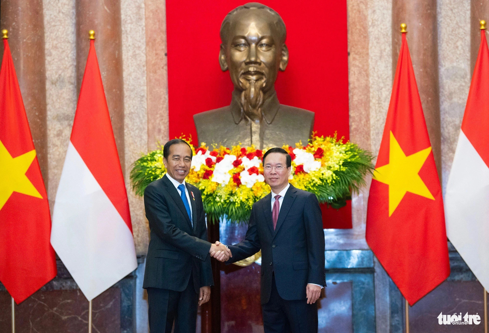 Indonesian President Joko Widodo is the first top foreign official to pay an official state visit to Vietnam in 2024. Photo: Nguyen Khanh / Tuoi Tre