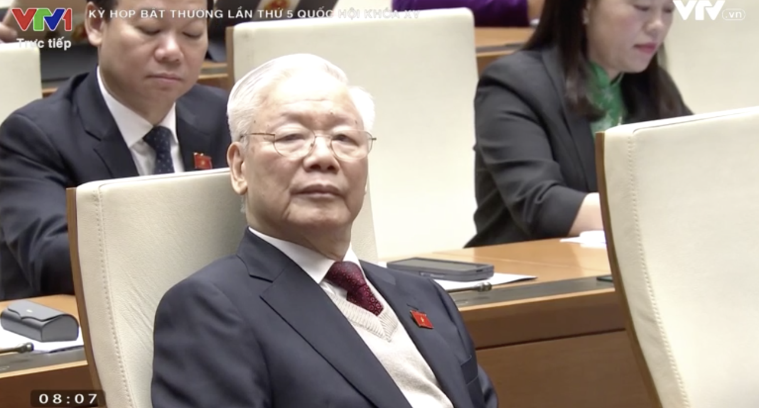 Vietnam’s Party chief Nguyen Phu Trong attends opening of National Assembly’s extraordinary meeting