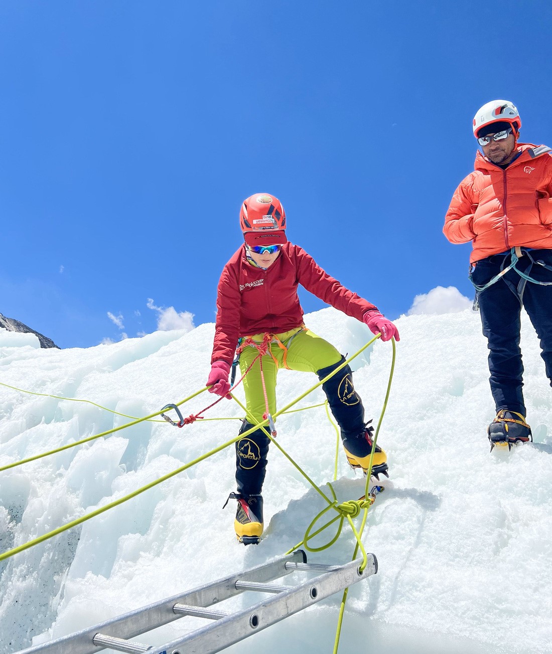 Mountaineering is difficult, dangerous and has similarities with her career as a lawyer. Photo: Supplied