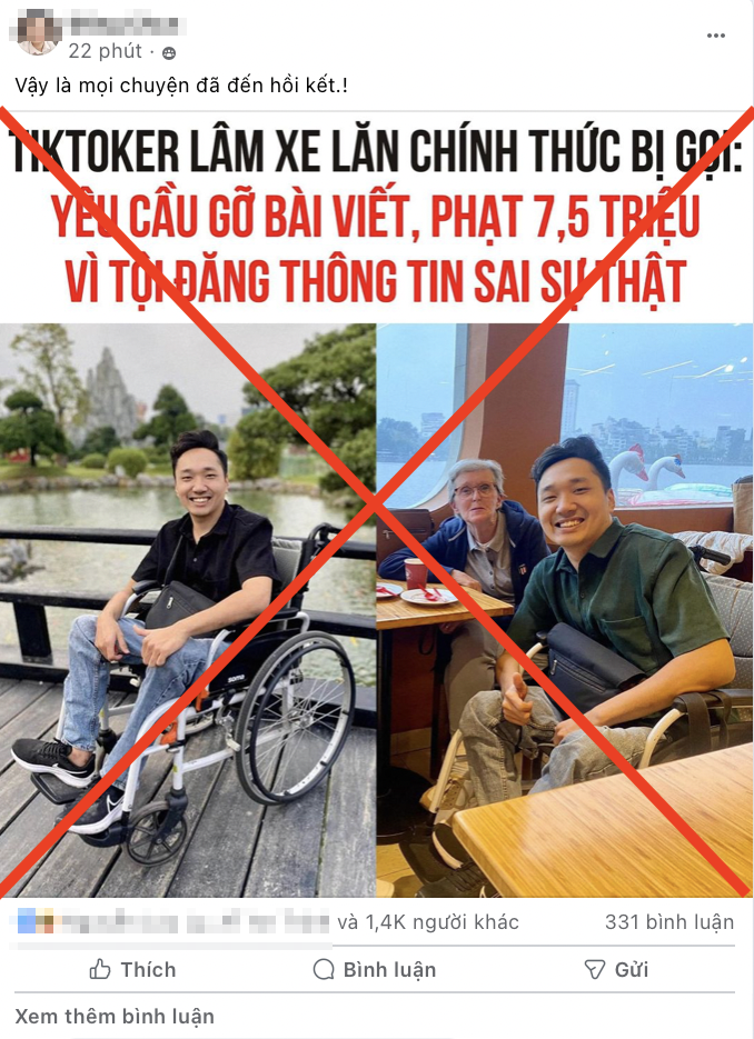 Hanoi denies fining disabled TikToker over service refusal claims involving discrimination against him