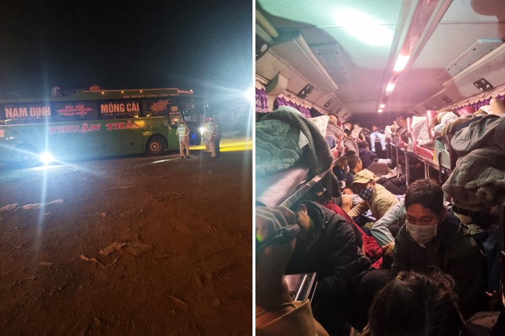 Driver fined for cramming 81 passengers into 41-seater sleeper bus in northern Vietnam