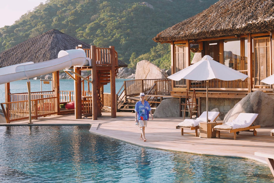 Quang Vinh is one of the very first guests to experience The Rock Retreat, the latest addition of Six Senses Ninh Van Bay.