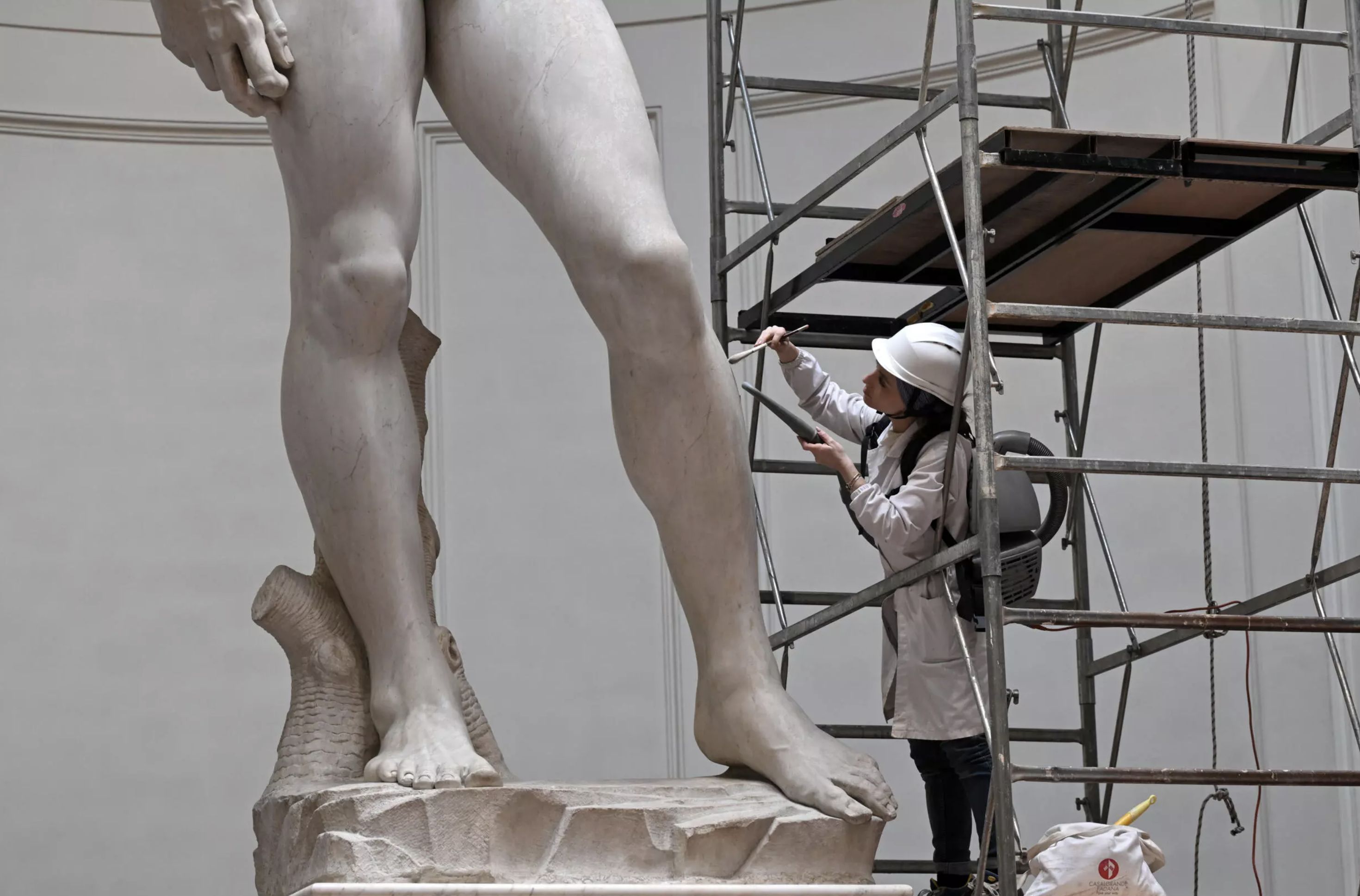 David is the symbol of Florence. Photo: AFP