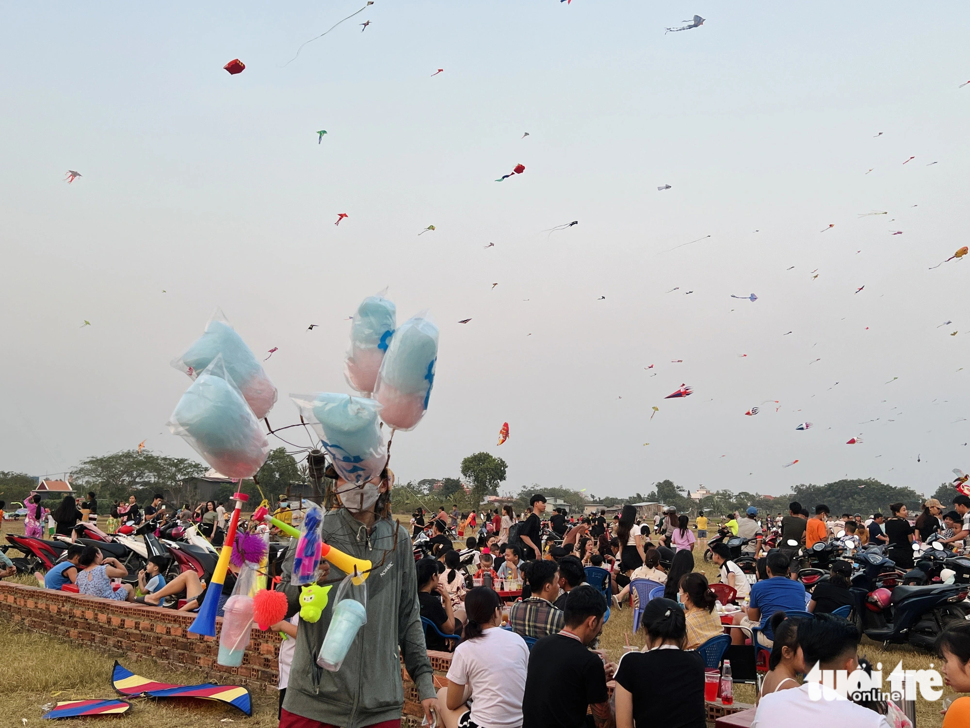 Ho Chi Minh City’s suburban field attracts kite flyers on weekends