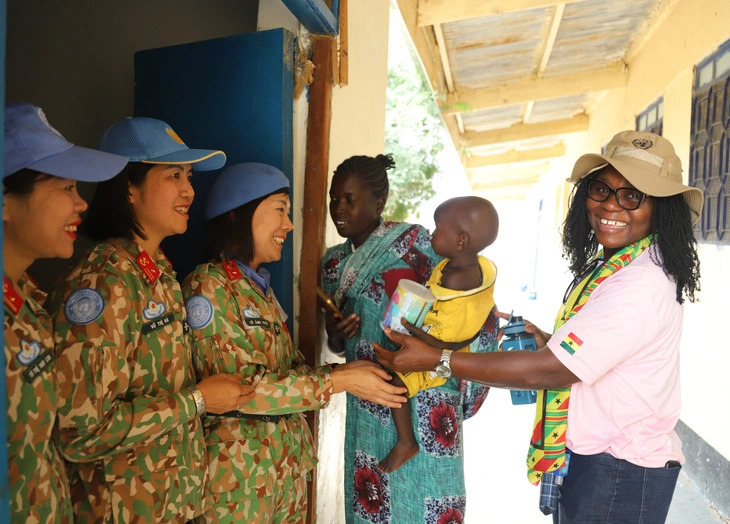 Vietnam’s female ‘blue beret’ soldiers donate colostrum to childbearing women in Africa’s Abyei