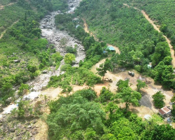 The Suoi Voi tourist area project in Thua Thien-Hue Province, central Vietnam has seen a few components implemented seven years after the project was approved for investment in 2017. Photo: Nhat Linh / Tuoi Tre