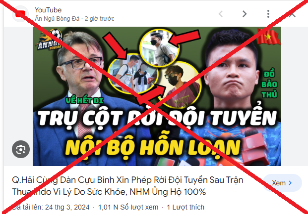 VFF rebuts YouTube claims key players exiting Vietnam football team