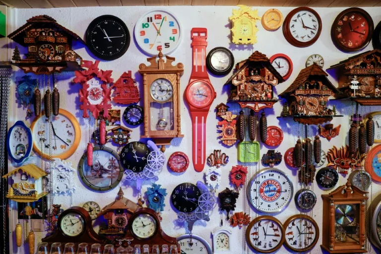 German collector turns back time as clocks go forward