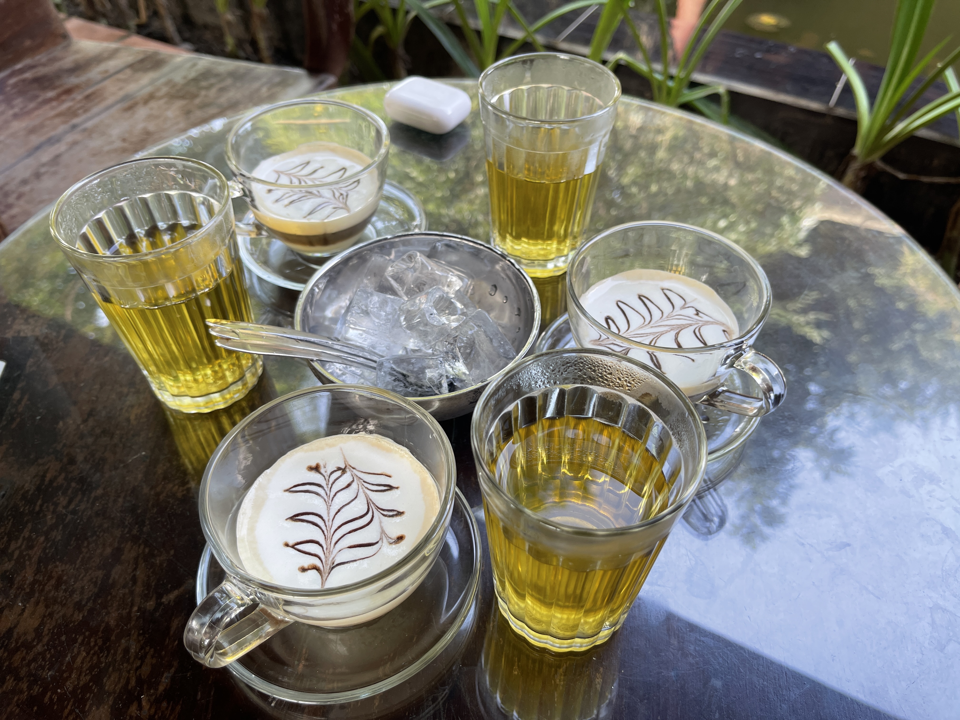 ‘Cà phê muối' is served at Đại Nam Thái Y Viện Cafe on Doan Thi Diem Street, Hue City, Vietnam. Photo: Dong Nguyen / Tuoi Tre News