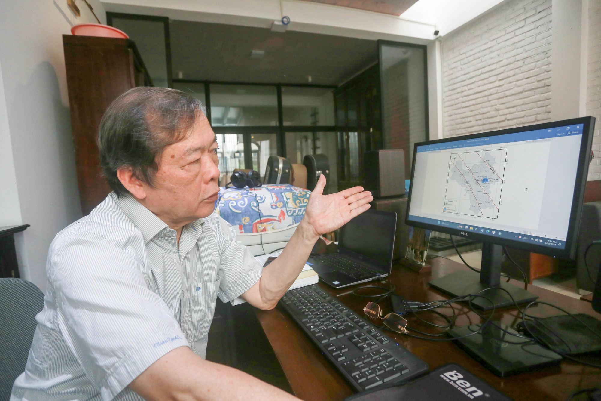 Assoc. Prof. Dr. Nguyen Hong Phuong, chairman of the Scientific Council at the Institute of Geophysics under the Vietnam Academy of Science and Technology