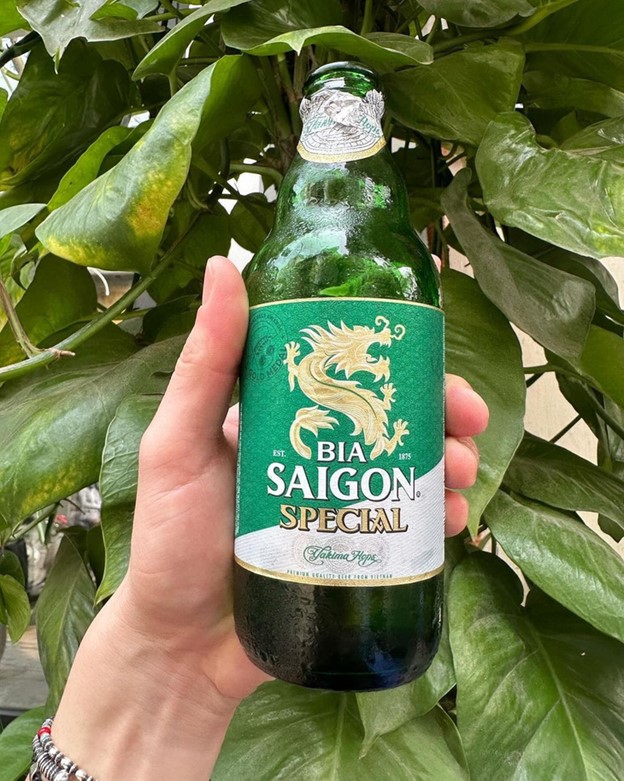 The photo of a bottle of Saigon beer on Jung Il Woo’s Instagram page