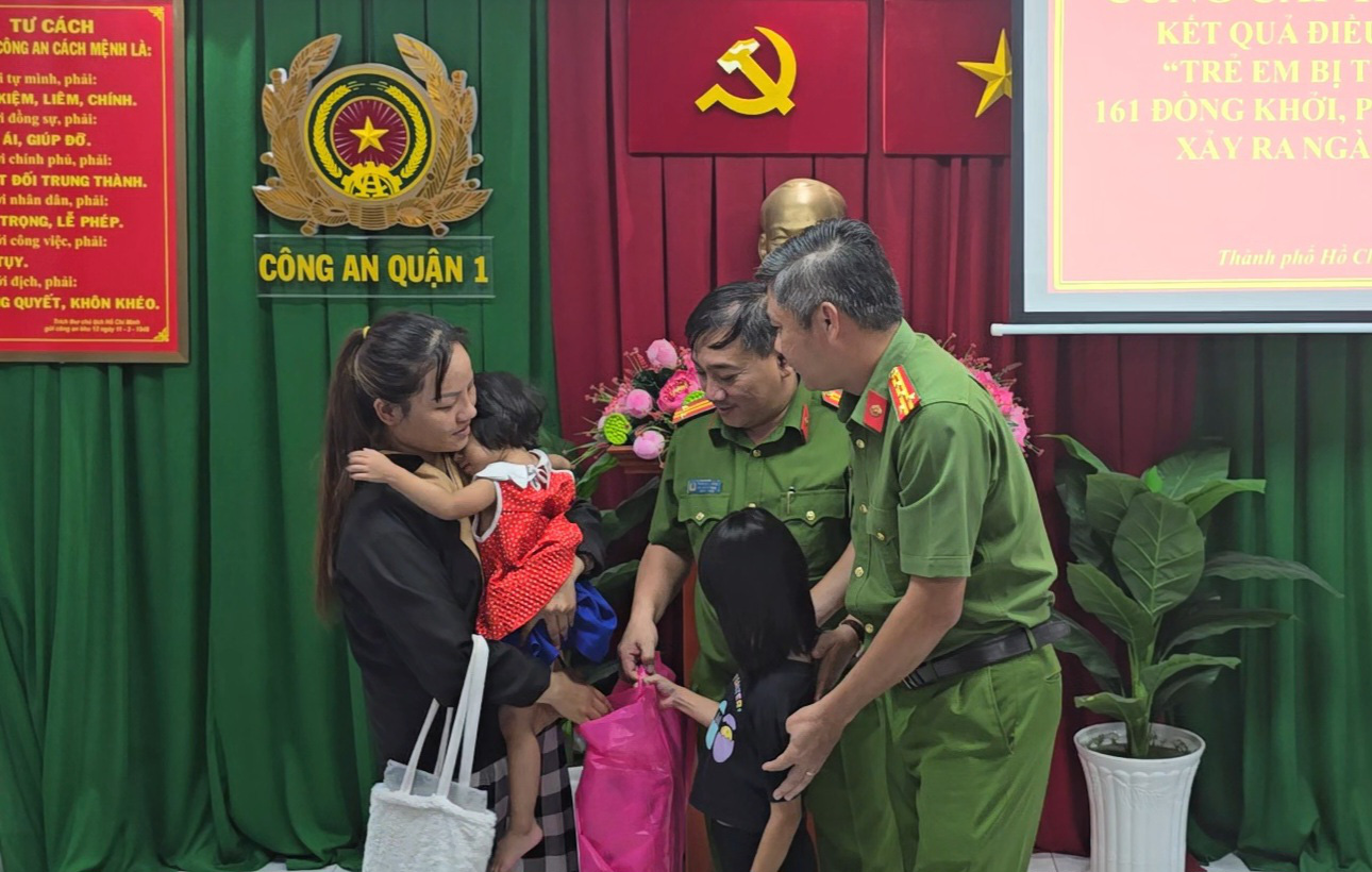 Ho Chi Minh City police rescue siblings abducted by strange woman