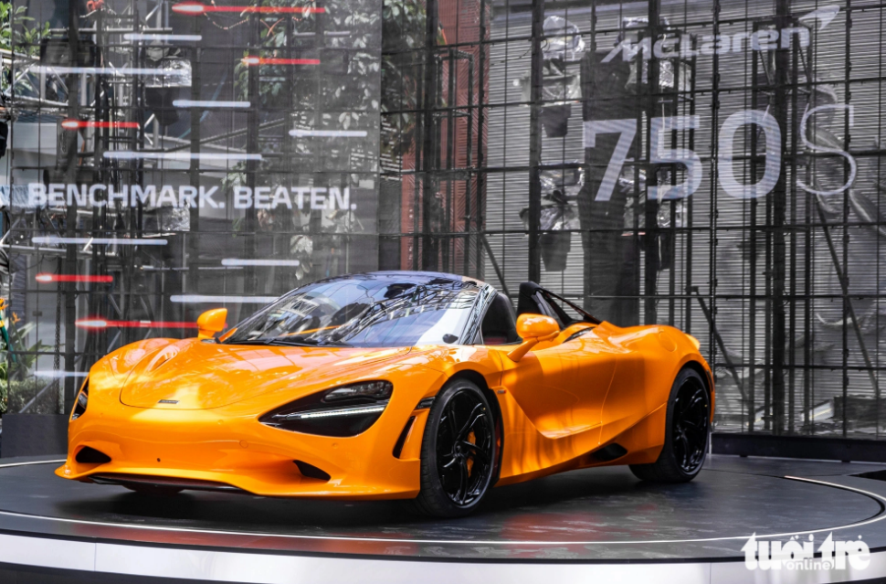About 30 percent of the parts of the McLaren 750S have been updated compared to the 720S. Photo: Tuoi Tre