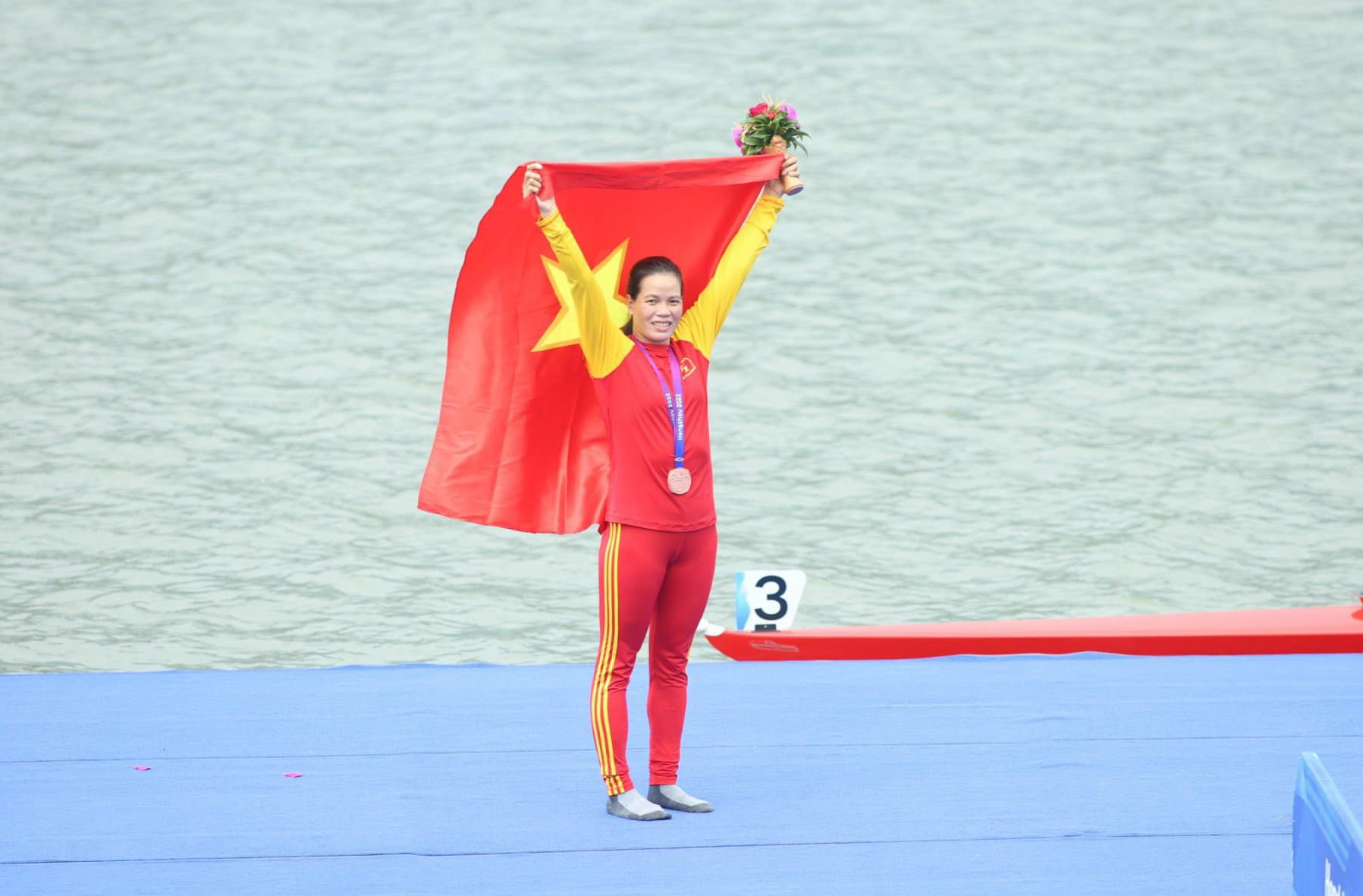 Vietnamese rower Pham Thi Hue. Photo: Supplied