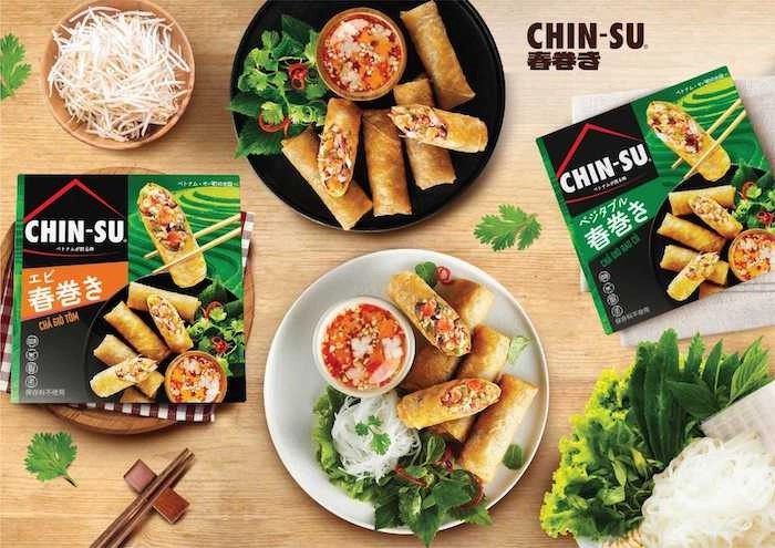 CHIN-SU spring rolls carry the distinctive flavor of Vietnamese specialty spring rolls.