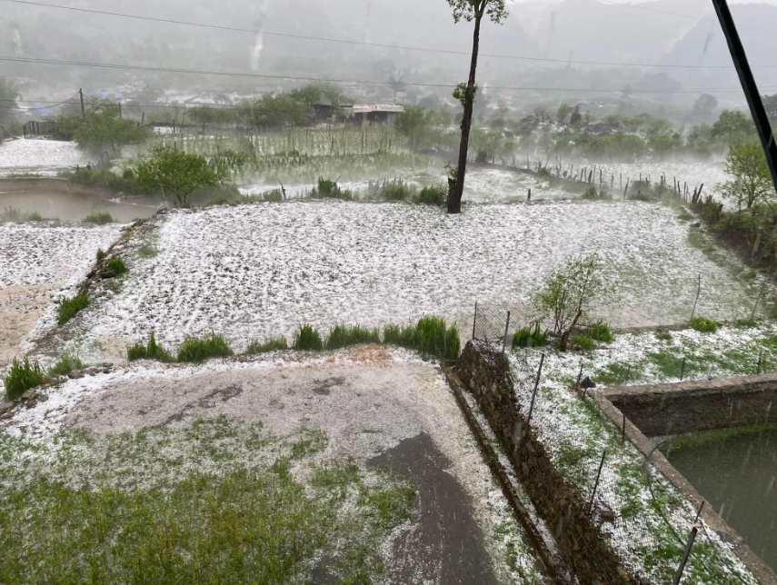 Hailstorms batter northern Vietnam