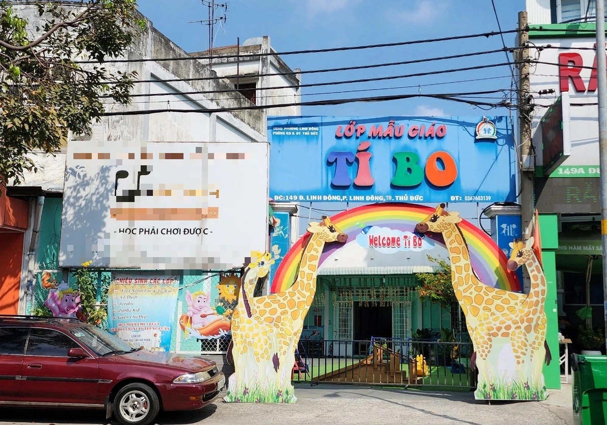 The Ti Bo childcare facility, located at 149 Linh Dong Street in Linh Dong Ward, Thu Duc City, under the jurisdiction of Ho Chi Minh City. Photo: Minh Hoa / Tuoi Tre