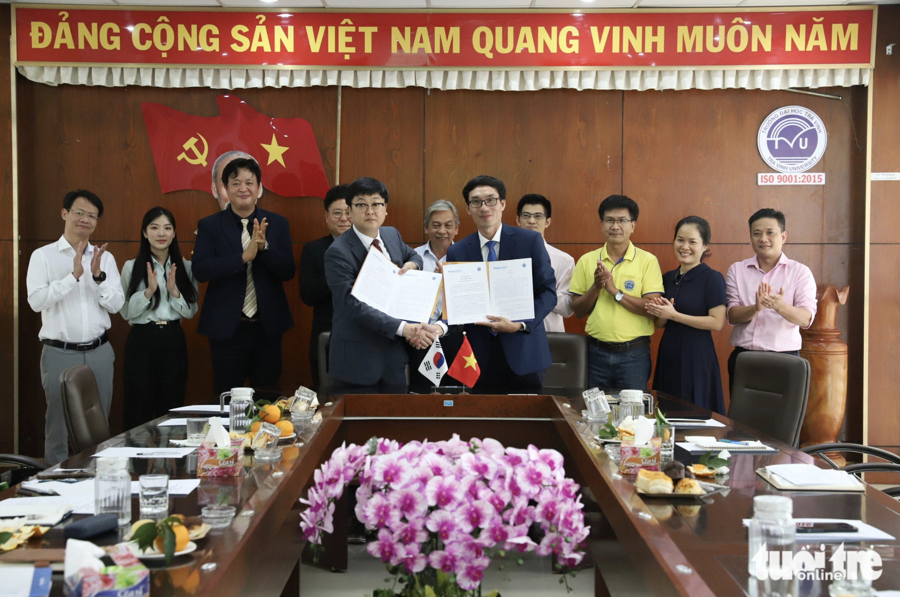 South Korean firm provides university in Vietnam’s Tra Vinh with water purification technology