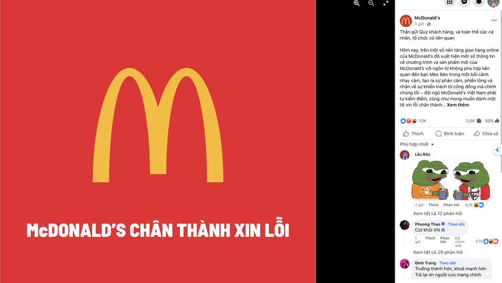McDonald's Vietnam apologizes for improper fast-food ad based on Chinese man’s suicide