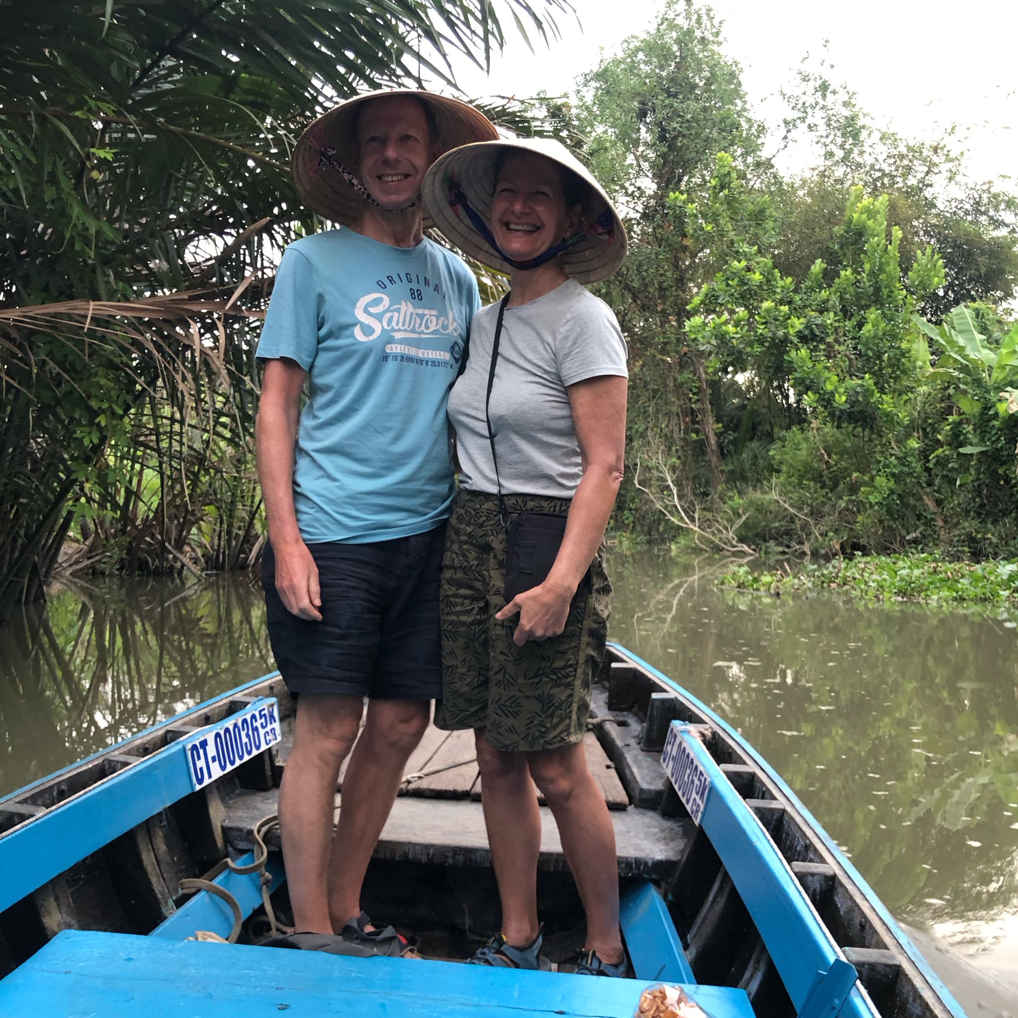 Karen Mason and her husband, UK travelers, explore Vietnam in March 2024. Photo: Karen Mason