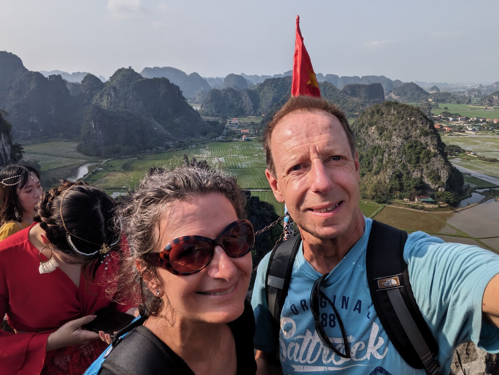 Karen Mason and her husband, UK travelers, explore Vietnam in March 2024. Photo: Karen Mason