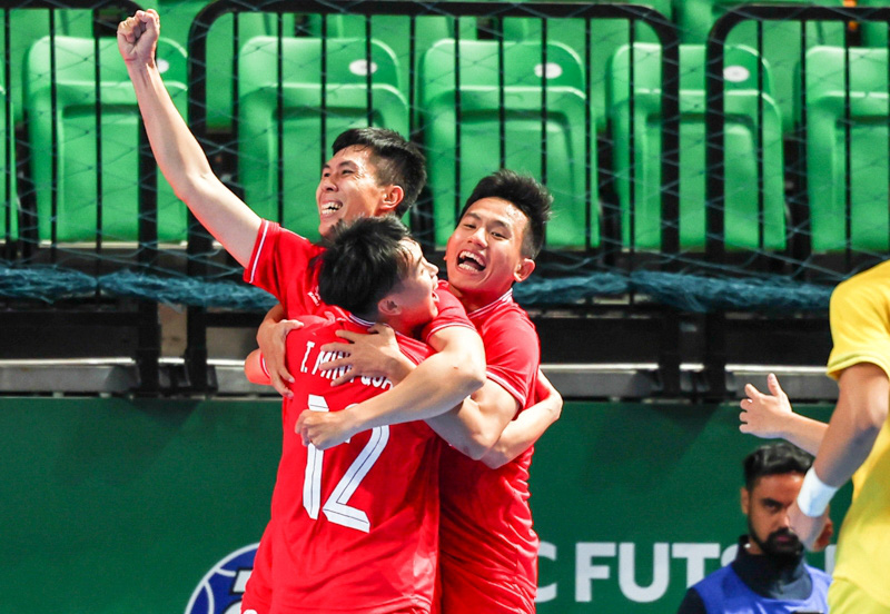 Vietnam debut 33rd, 13th in inaugural men’s, women’s FIFA futsal rankings